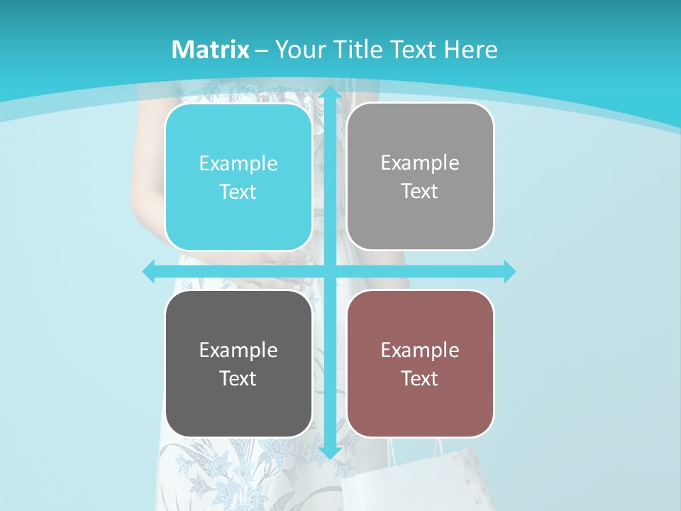 Model Dress Hand PowerPoint Template