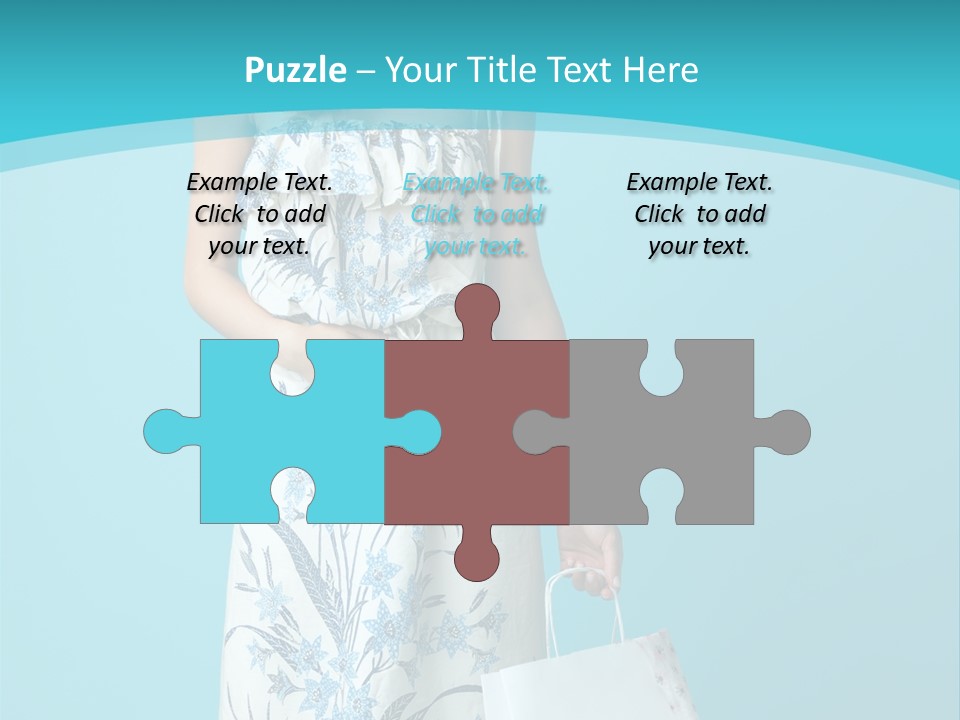 Model Dress Hand PowerPoint Template