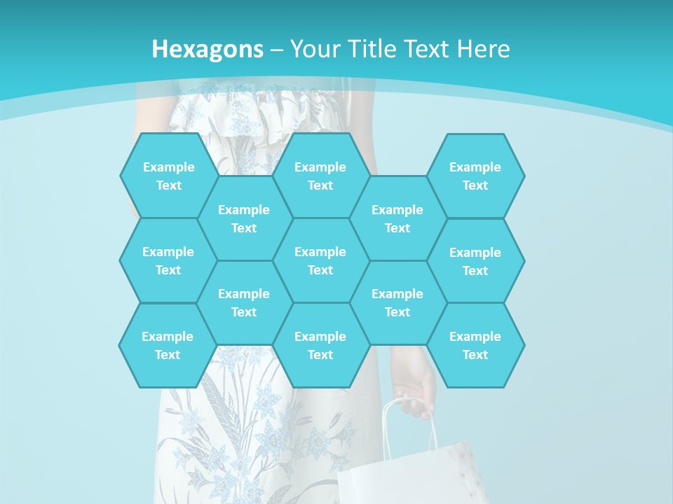 Model Dress Hand PowerPoint Template