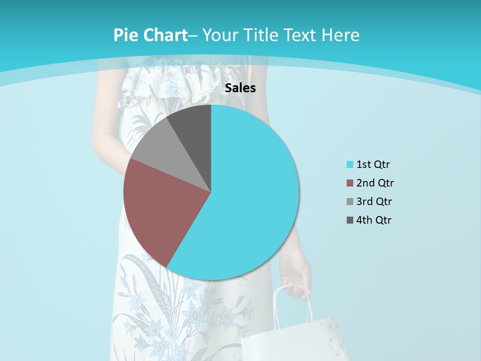 Model Dress Hand PowerPoint Template