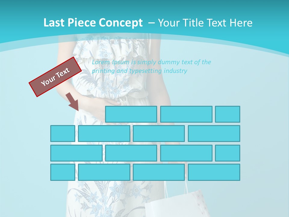 Model Dress Hand PowerPoint Template
