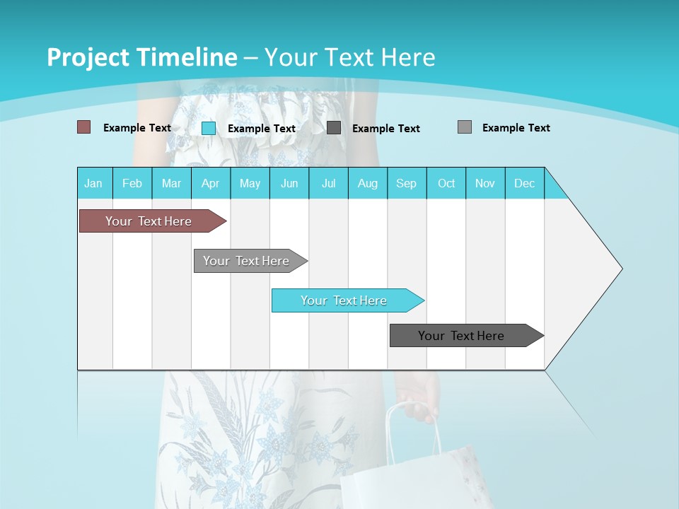 Model Dress Hand PowerPoint Template