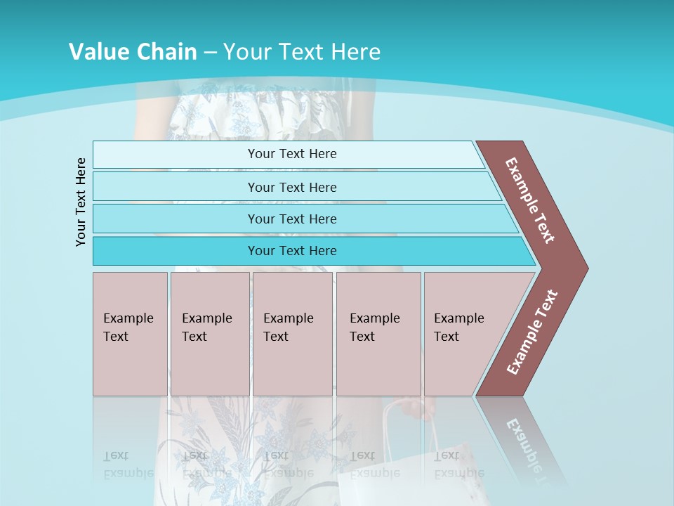 Model Dress Hand PowerPoint Template