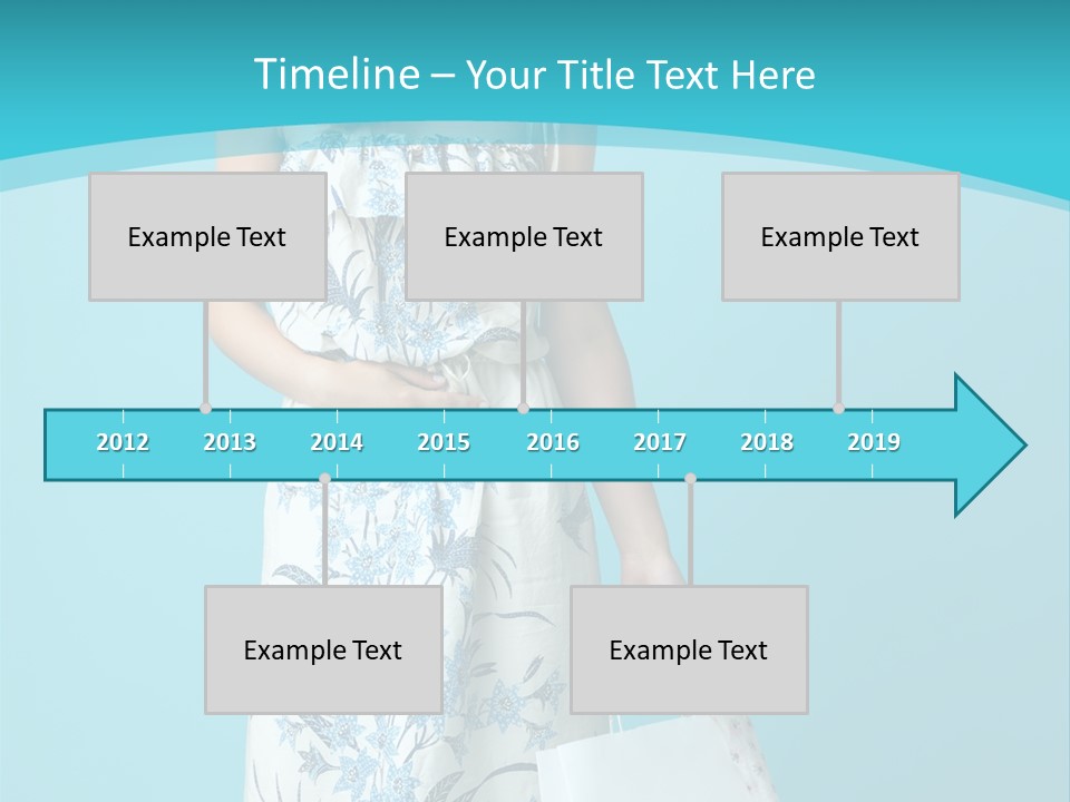 Model Dress Hand PowerPoint Template