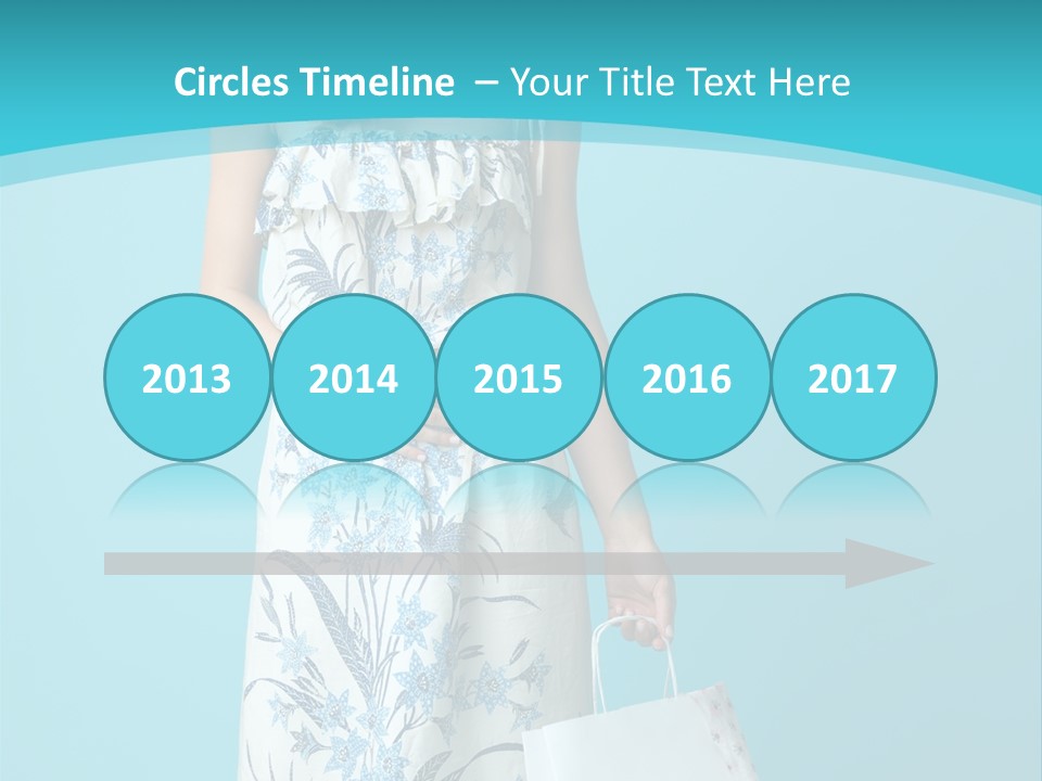 Model Dress Hand PowerPoint Template