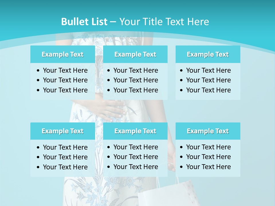 Model Dress Hand PowerPoint Template