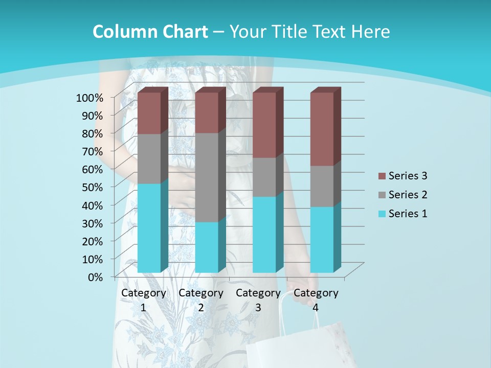 Model Dress Hand PowerPoint Template