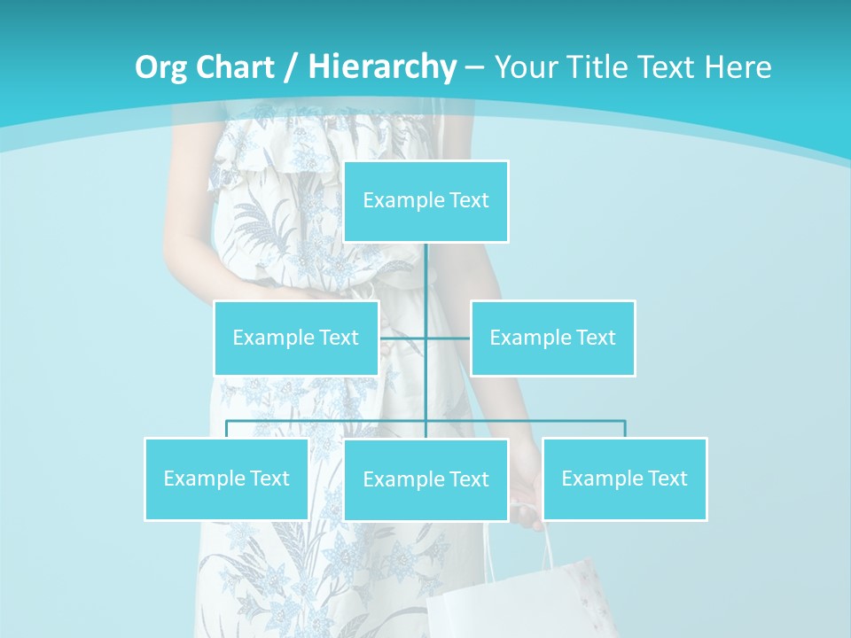 Model Dress Hand PowerPoint Template