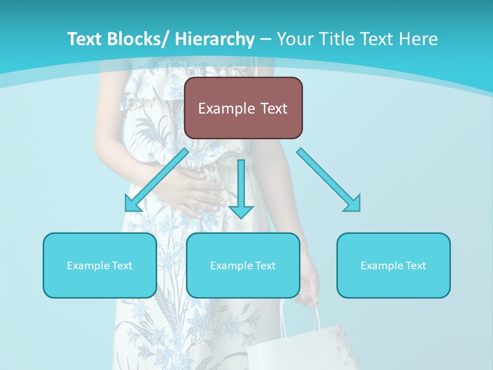 Model Dress Hand PowerPoint Template