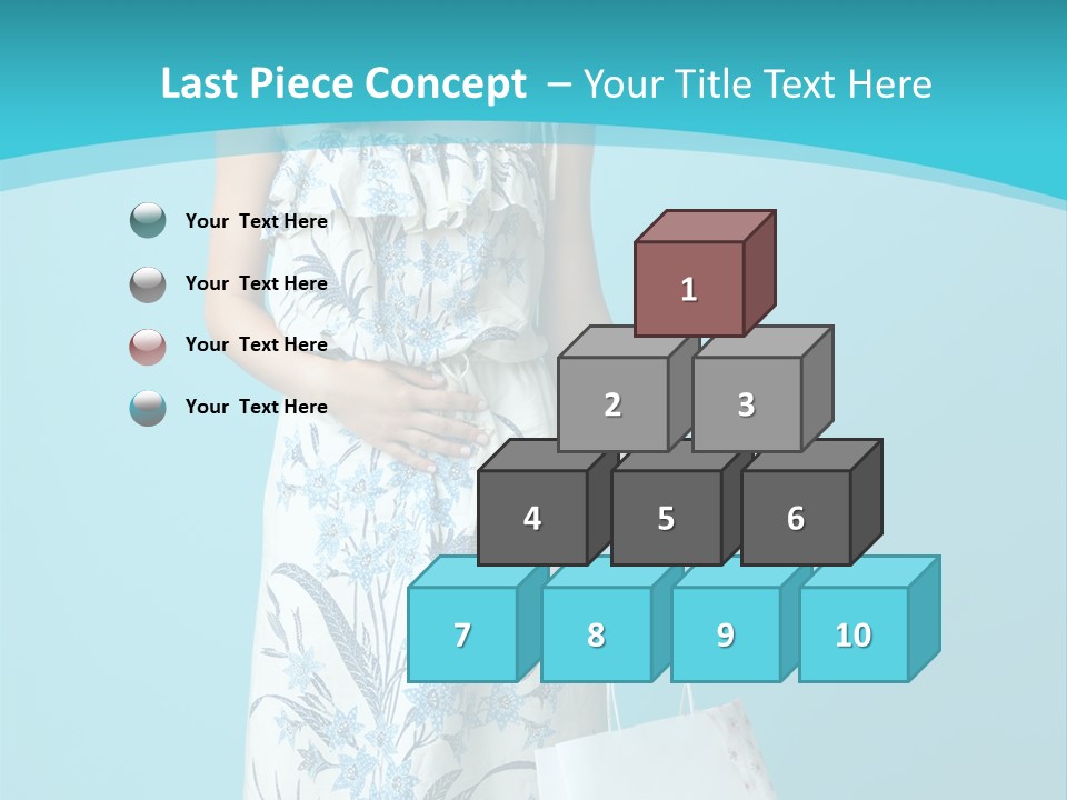 Model Dress Hand PowerPoint Template