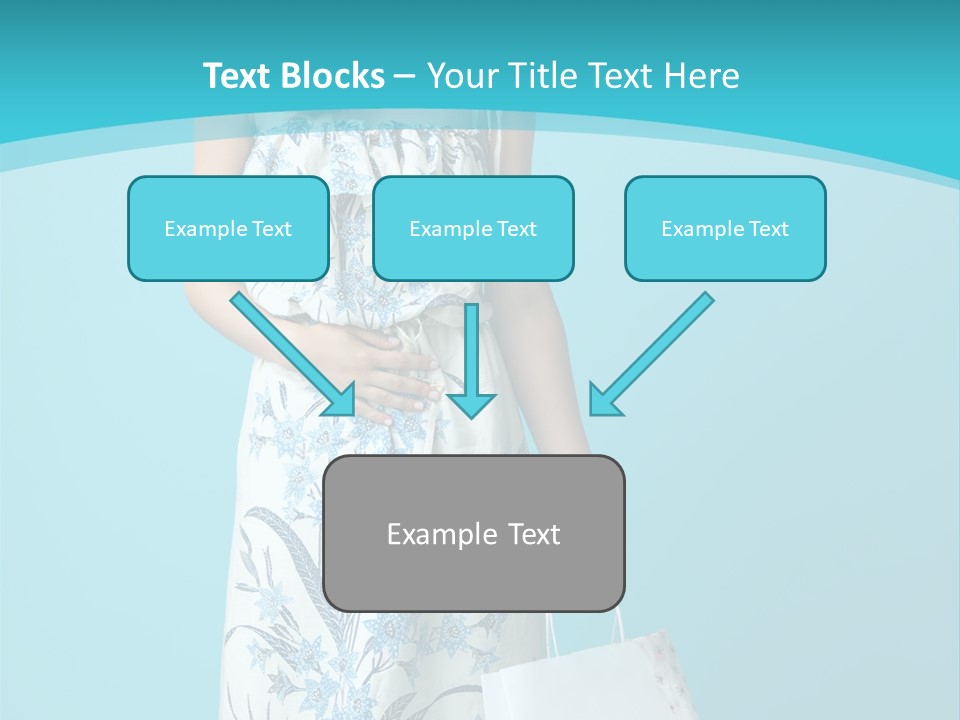 Model Dress Hand PowerPoint Template