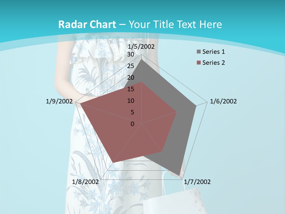 Model Dress Hand PowerPoint Template