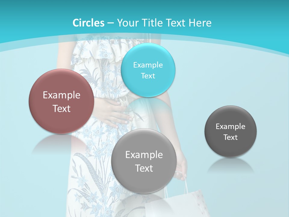 Model Dress Hand PowerPoint Template