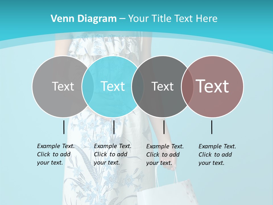 Model Dress Hand PowerPoint Template