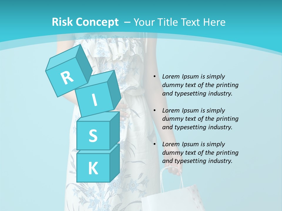 Model Dress Hand PowerPoint Template