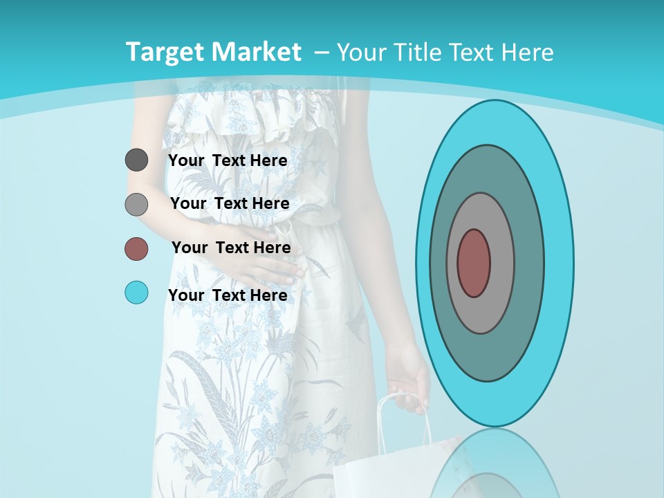 Model Dress Hand PowerPoint Template