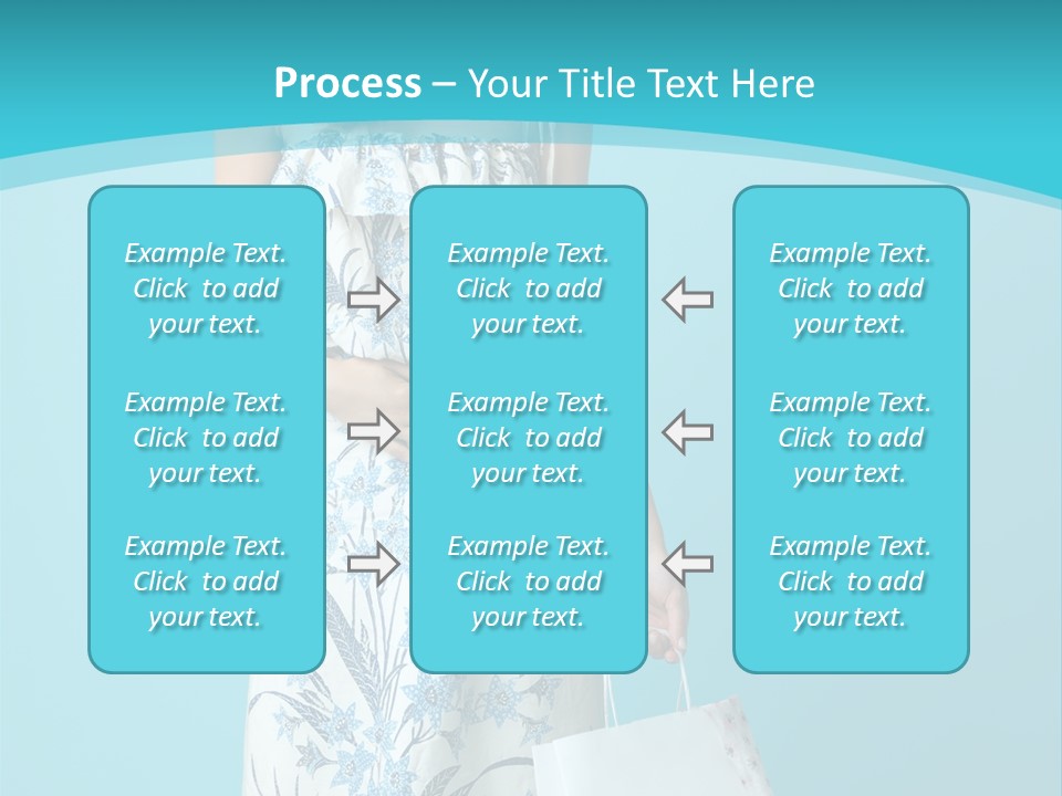 Model Dress Hand PowerPoint Template