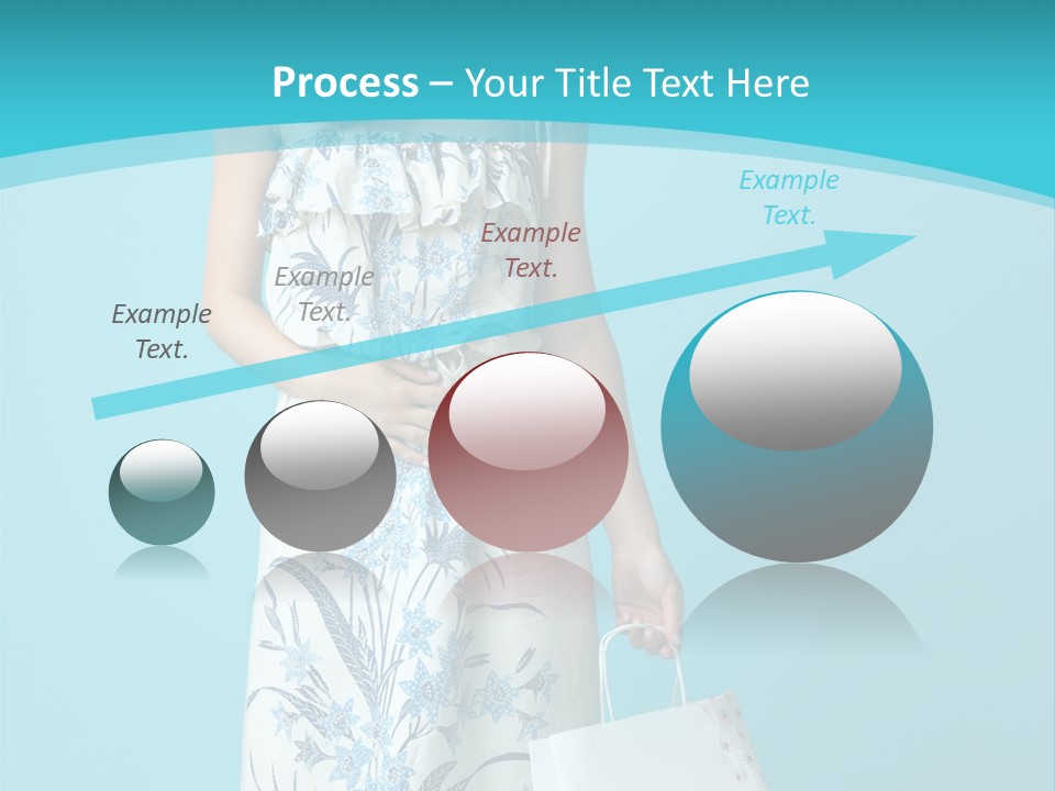 Model Dress Hand PowerPoint Template