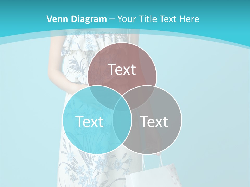 Model Dress Hand PowerPoint Template