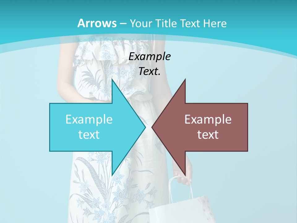 Model Dress Hand PowerPoint Template