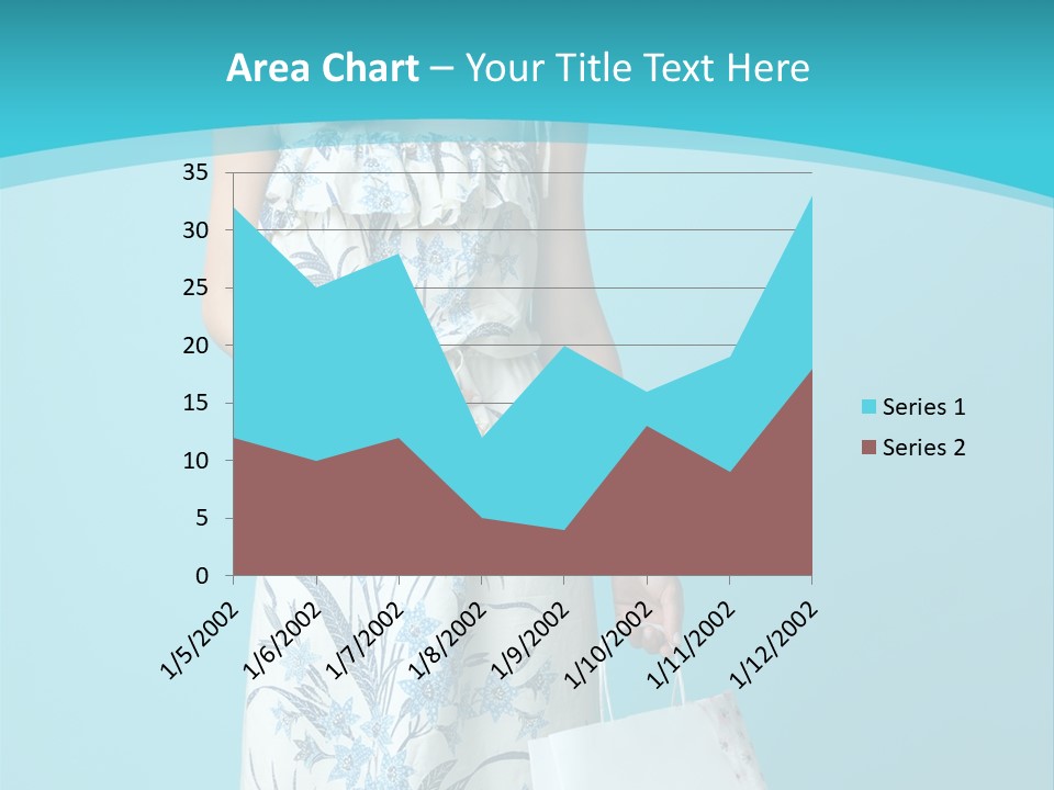 Model Dress Hand PowerPoint Template