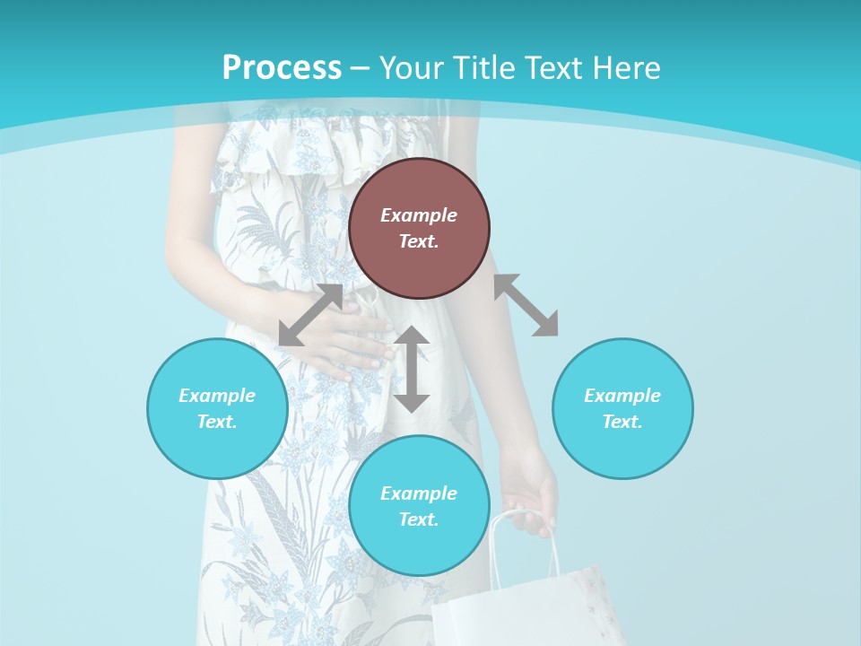 Model Dress Hand PowerPoint Template