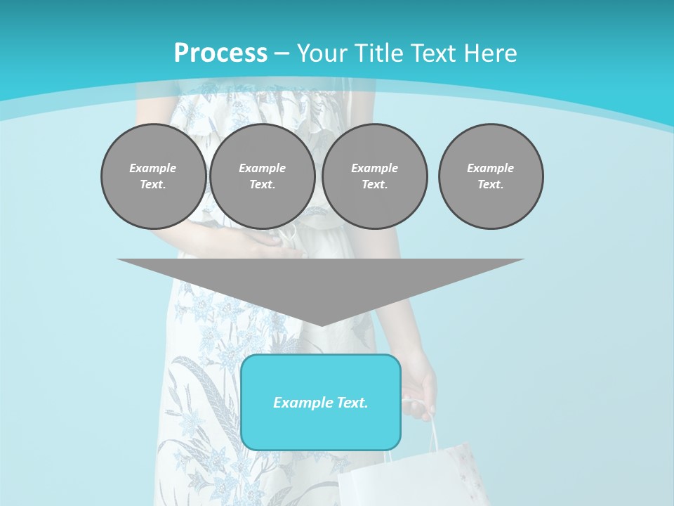 Model Dress Hand PowerPoint Template