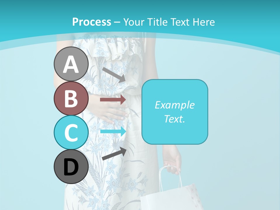 Model Dress Hand PowerPoint Template