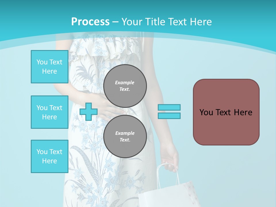 Model Dress Hand PowerPoint Template