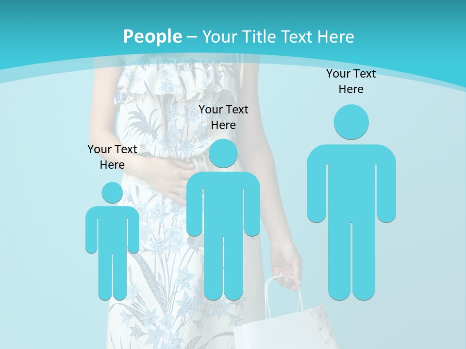 Model Dress Hand PowerPoint Template