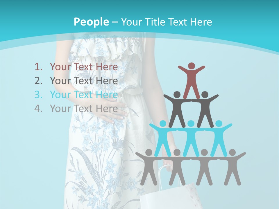 Model Dress Hand PowerPoint Template