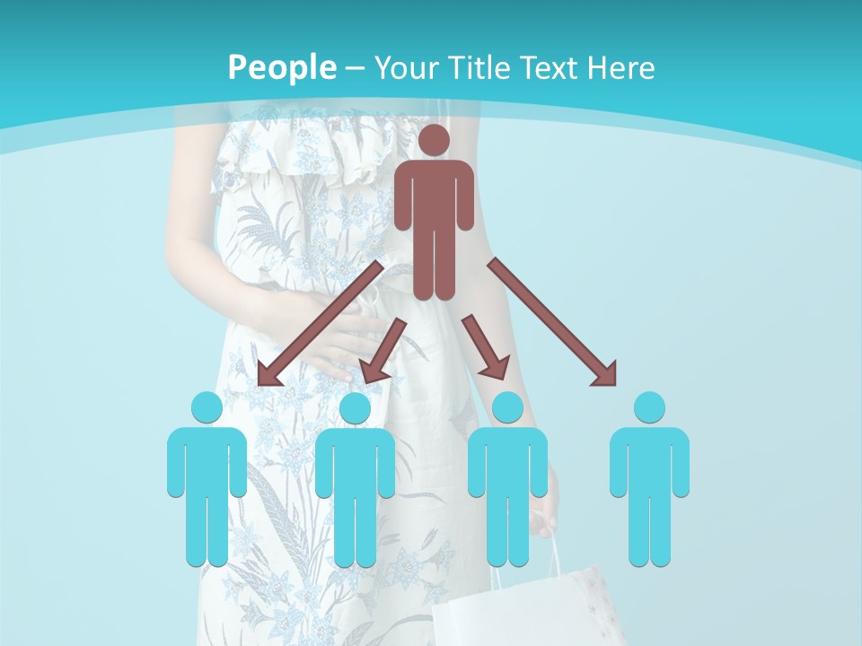 Model Dress Hand PowerPoint Template