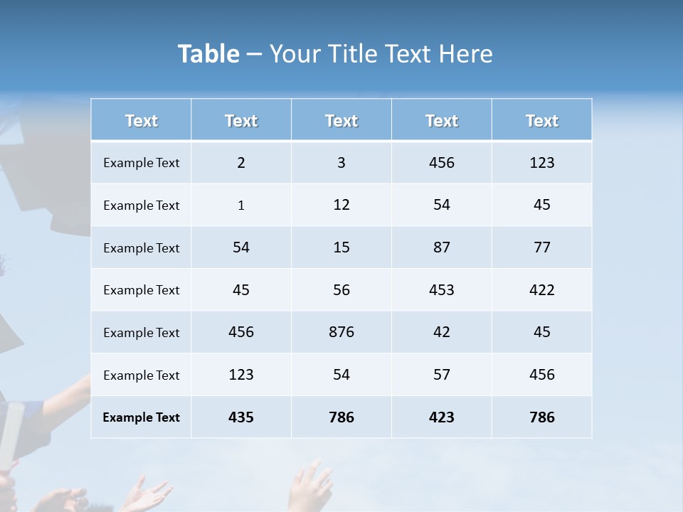 Background Grad College PowerPoint Template