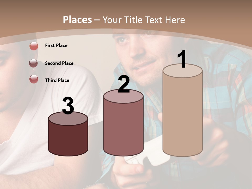 Cute Boys Concentrating PowerPoint Template