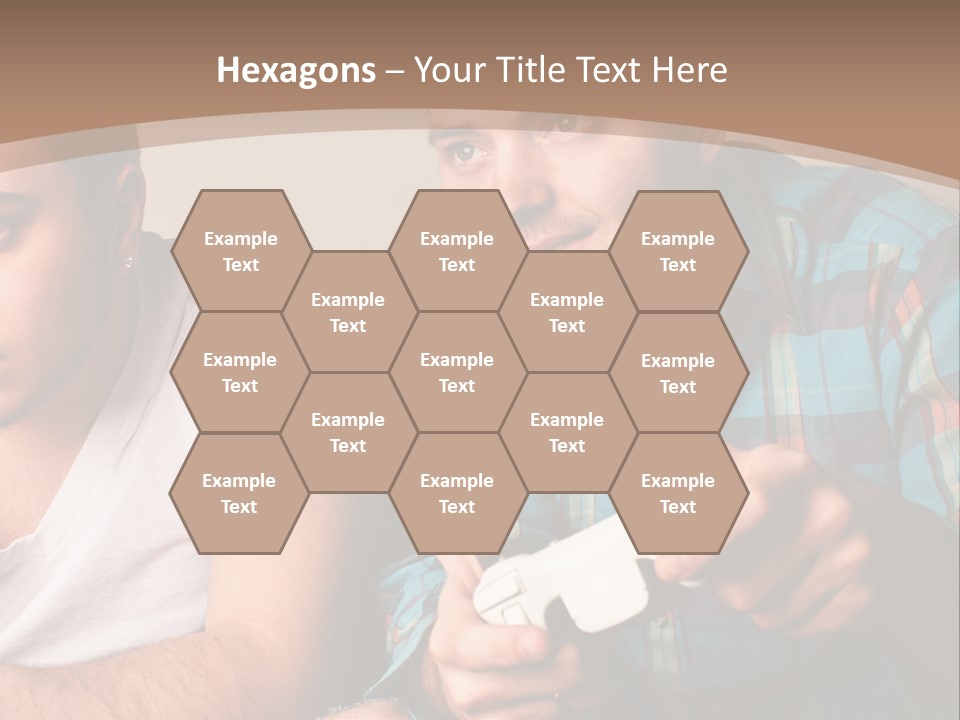 Cute Boys Concentrating PowerPoint Template