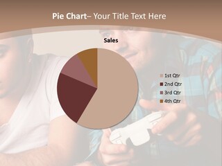 Cute Boys Concentrating PowerPoint Template