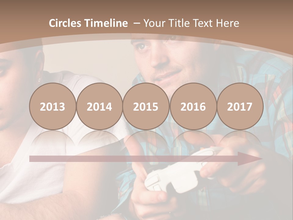 Cute Boys Concentrating PowerPoint Template