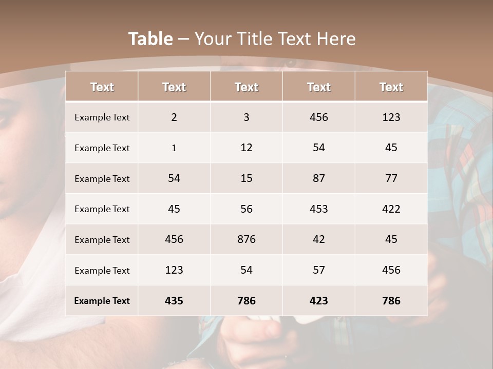 Cute Boys Concentrating PowerPoint Template