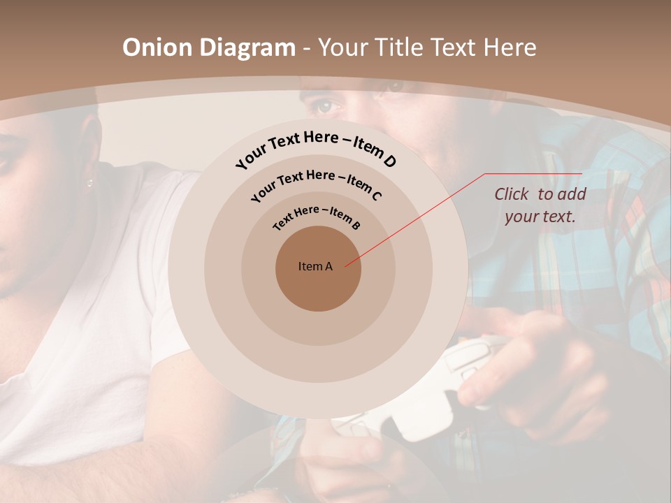 Cute Boys Concentrating PowerPoint Template