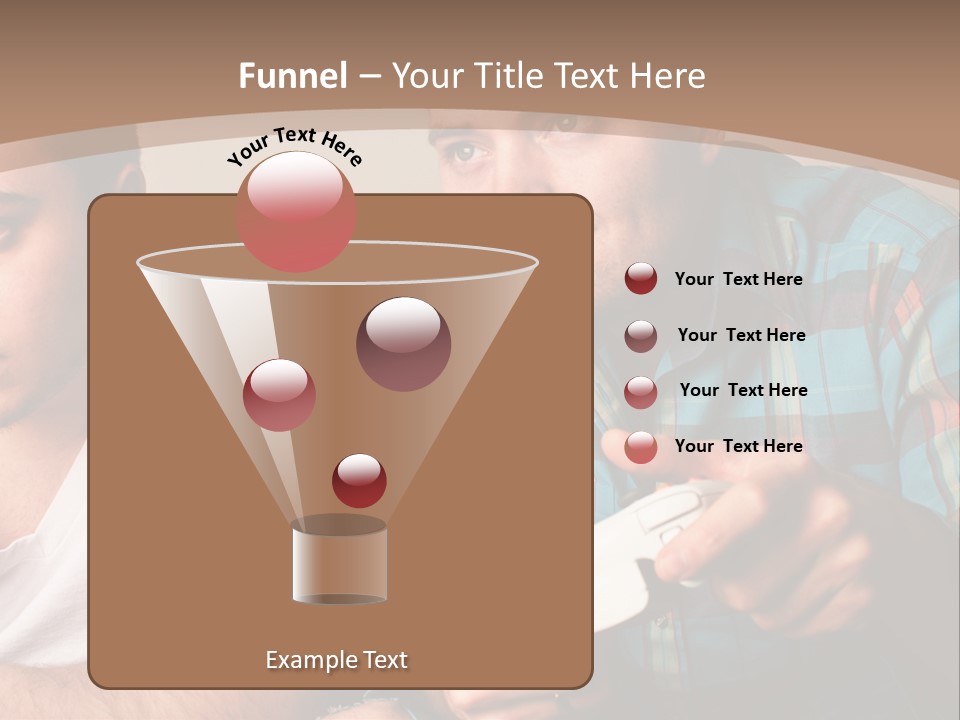 Cute Boys Concentrating PowerPoint Template