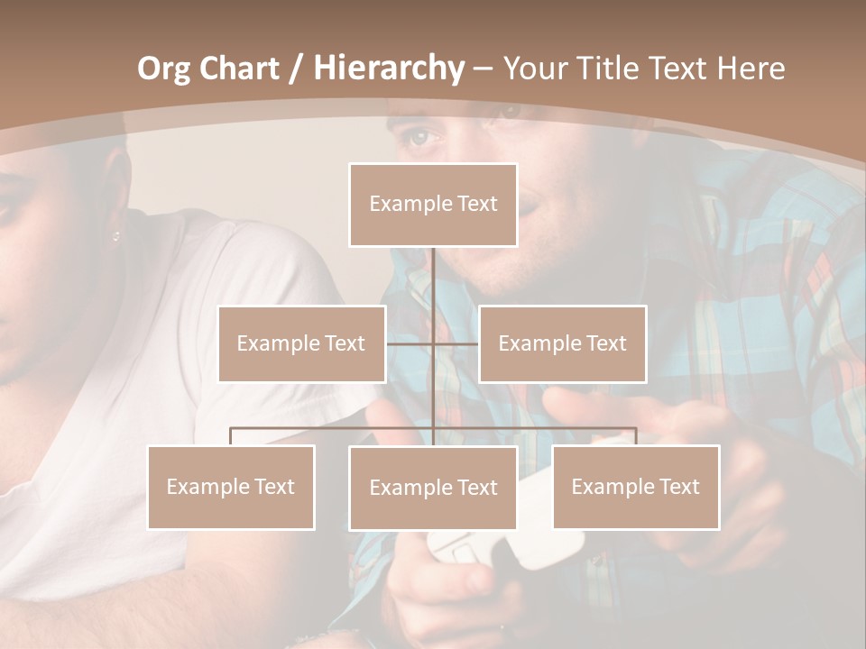 Cute Boys Concentrating PowerPoint Template