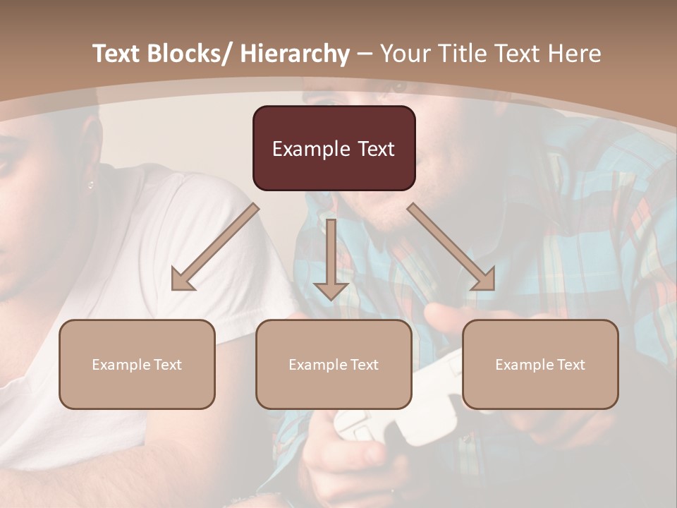 Cute Boys Concentrating PowerPoint Template