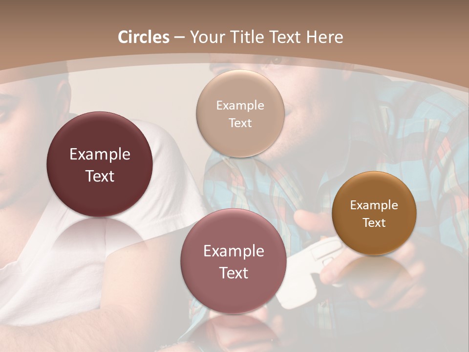 Cute Boys Concentrating PowerPoint Template