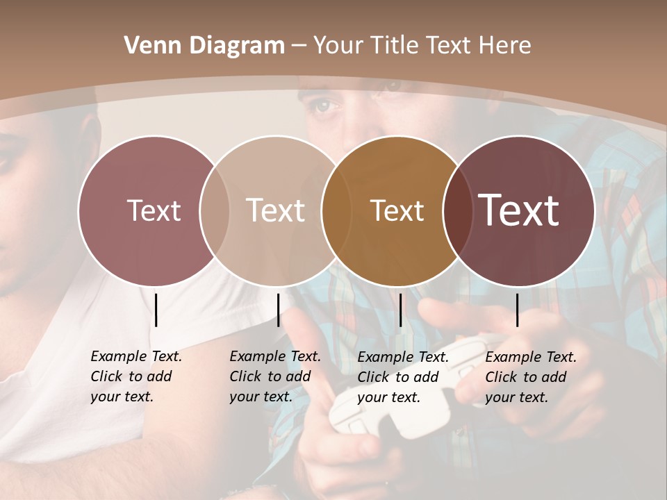 Cute Boys Concentrating PowerPoint Template