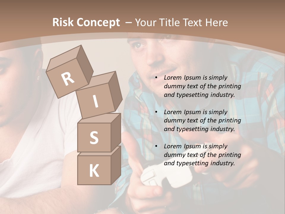 Cute Boys Concentrating PowerPoint Template