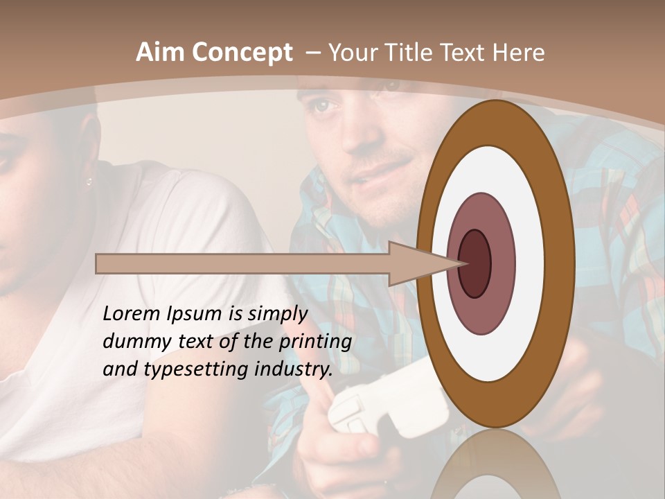 Cute Boys Concentrating PowerPoint Template