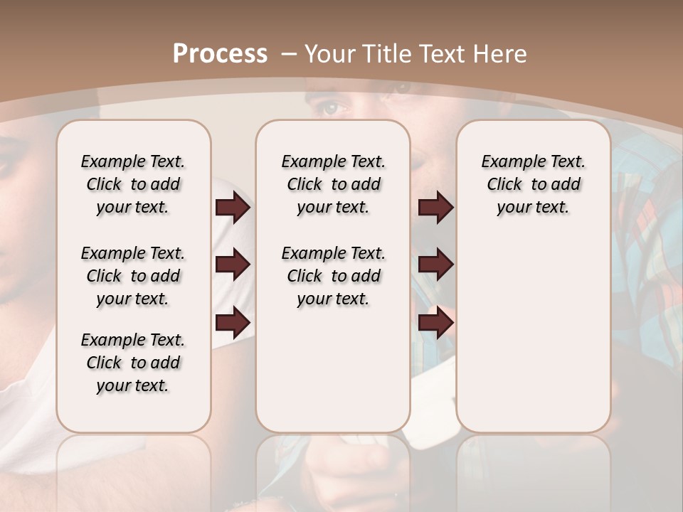 Cute Boys Concentrating PowerPoint Template