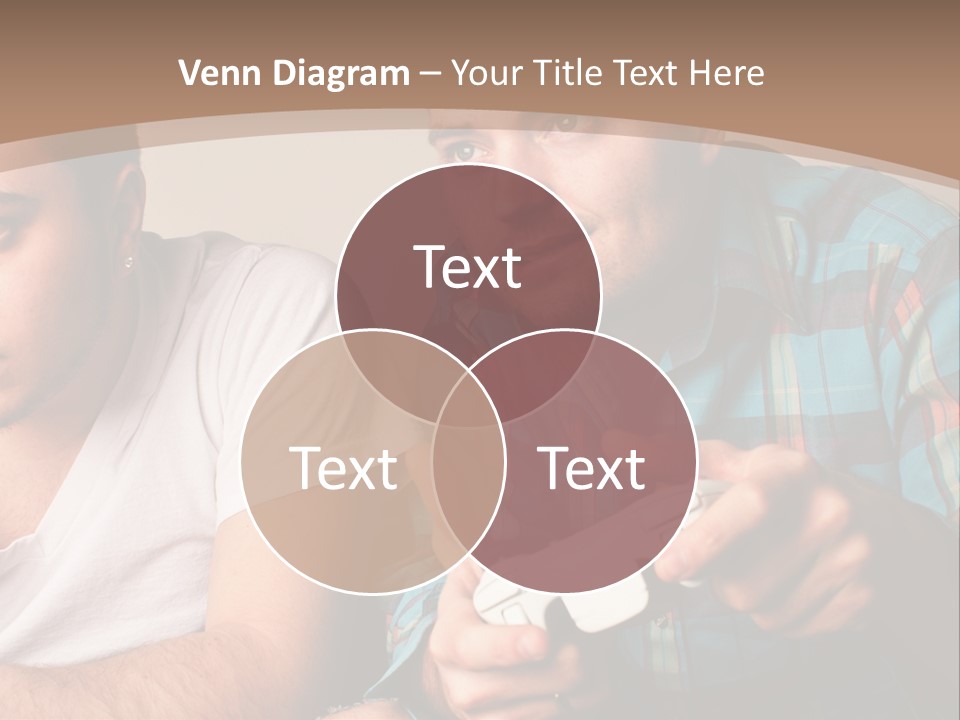 Cute Boys Concentrating PowerPoint Template