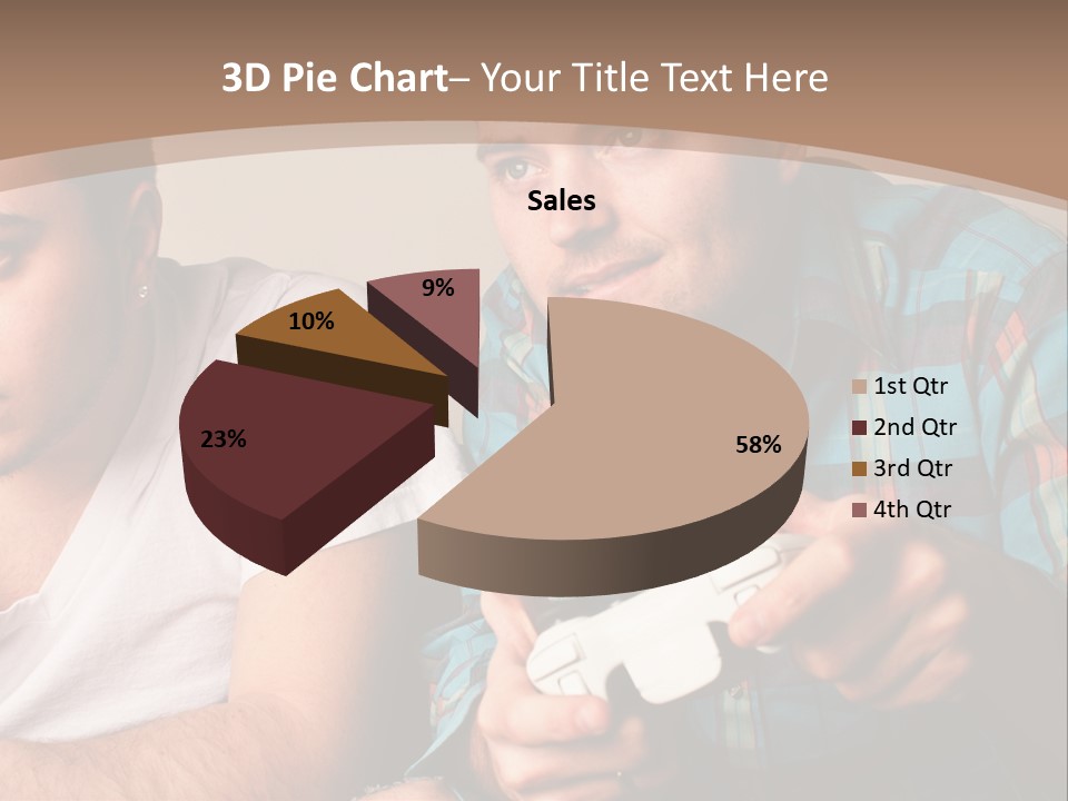 Cute Boys Concentrating PowerPoint Template