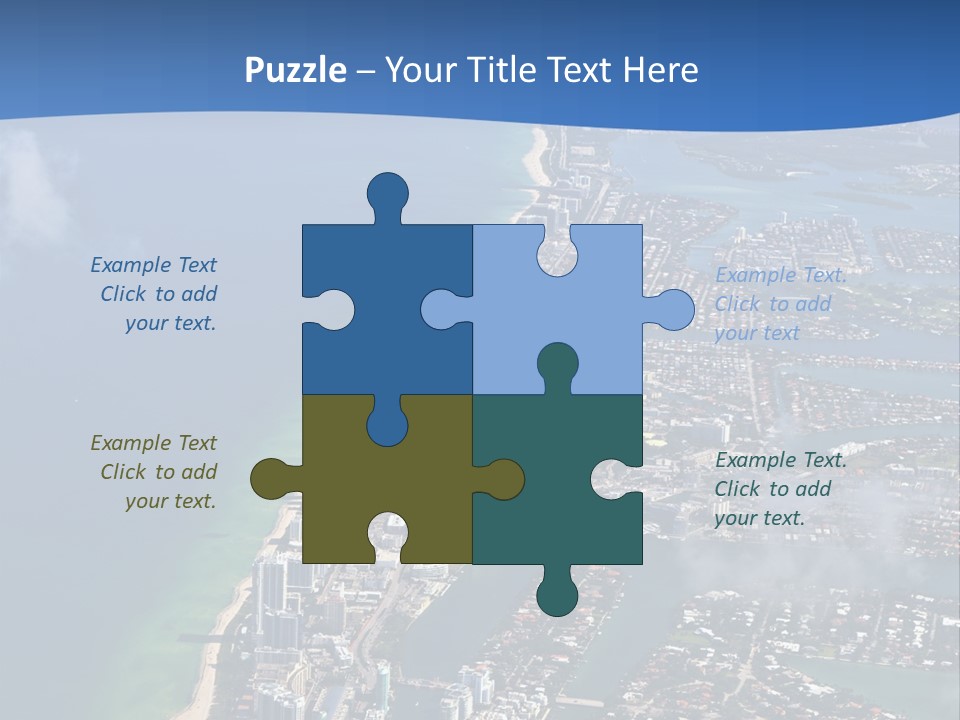 Foam Head Bartender PowerPoint Template